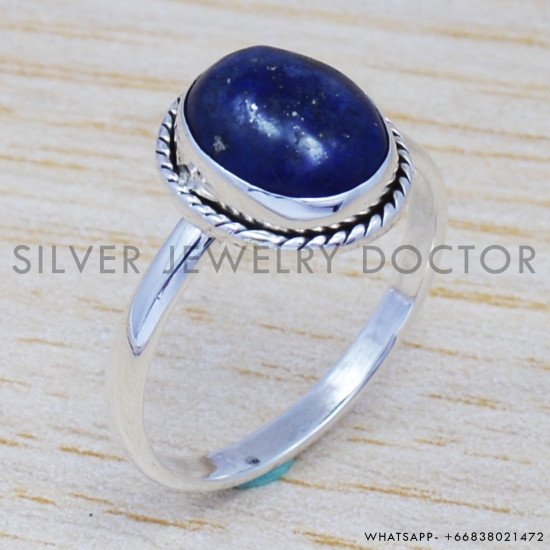 Lapis Lazuli 925 Sterling Silver Ring (SJWR-535) Lapis Lazuli 925 Sterling Silver Ring (SJWR-535)