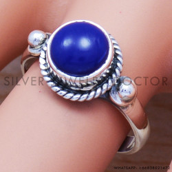 Lapis Lazuli 925 Sterling Silver Ring (SJWR-536)