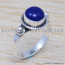 Lapis Lazuli 925 Sterling Silver Ring (SJWR-536)