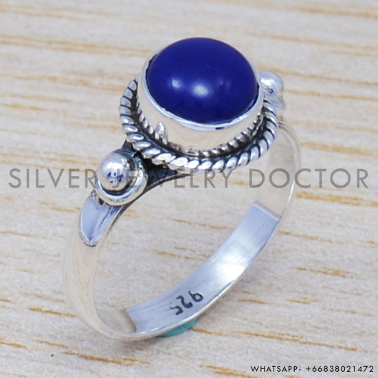 Lapis Lazuli 925 Sterling Silver Ring (SJWR-536) Lapis Lazuli 925 Sterling Silver Ring (SJWR-536)