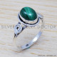 Malachite 925 Sterling Silver Ring (SJWR-540) Malachite 925 Sterling Silver Ring (SJWR-540)