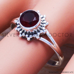 Ruby 925 Sterling Silver Ring (SJWR-559) Ruby 925 Sterling Silver Ring (SJWR-559)