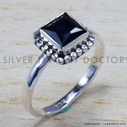 Sapphire 925 Sterling Silver Ring (SJWR-565)