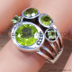 Peridot 925 Sterling Silver Ring (SJWR-587) Peridot 925 Sterling Silver Ring (SJWR-587)