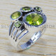Peridot 925 Sterling Silver Ring (SJWR-587) Peridot 925 Sterling Silver Ring (SJWR-587)