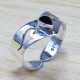Black Onyx Gemstone 925 Sterling Silver Wholesale Fashion Jewelry Ring SJWR-596