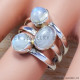 Rainbow Moonstone 925 Sterling Silver Ring (SJWR-598) Rainbow Moonstone 925 Sterling Silver Ring (SJWR-598)