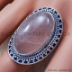 Rose Quartz 925 Sterling Silver Ring (SJWR-626) Rose Quartz 925 Sterling Silver Ring (SJWR-626)