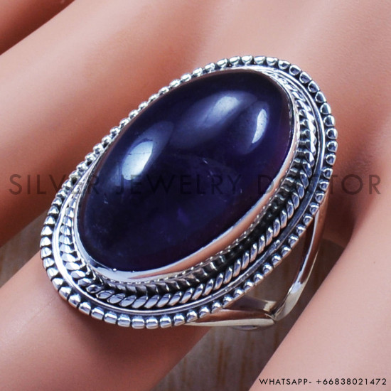 Wholesale Price Amethyst Gemstone 925 Sterling Silver Jewelry Rings SJWR-627 Wholesale Price Amethyst Gemstone 925 Sterling Silver Jewelry Rings SJWR-627