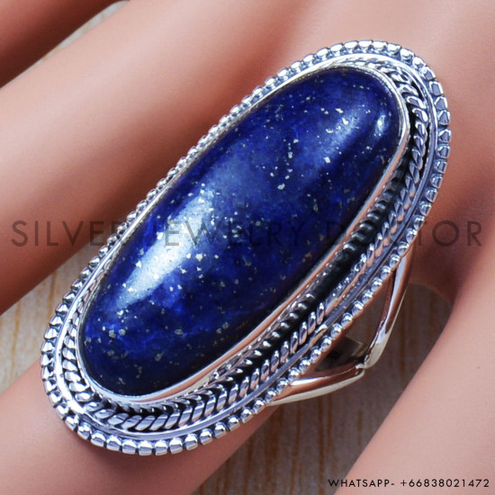 Lapis Lazuli 925 Sterling Silver Ring (SJWR-643) Lapis Lazuli 925 Sterling Silver Ring (SJWR-643)