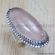 Rose Quartz 925 Sterling Silver Ring (SJWR-644) Rose Quartz 925 Sterling Silver Ring (SJWR-644)
