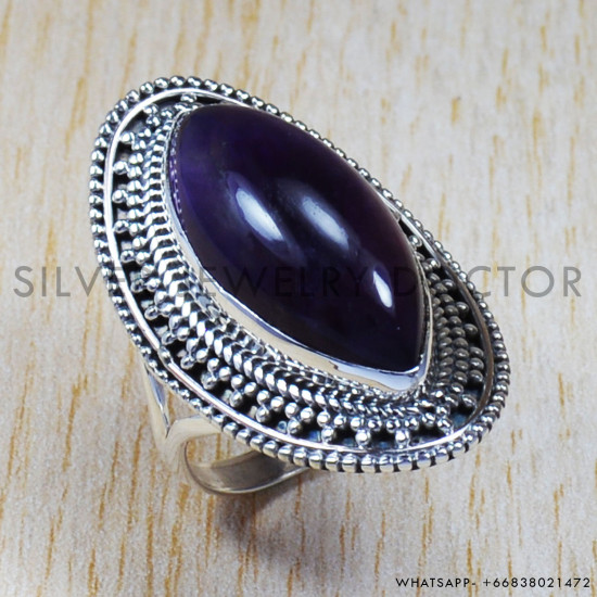 Amethyst 925 Sterling Silver Ring (SJWR-645) Amethyst 925 Sterling Silver Ring (SJWR-645)