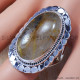 Golden Rutile 925 Sterling Silver Ring (SJWR-647) Golden Rutile 925 Sterling Silver Ring (SJWR-647)