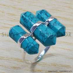 Turquoise 925 Sterling Silver Ring (SJWR-651) Turquoise 925 Sterling Silver Ring (SJWR-651)