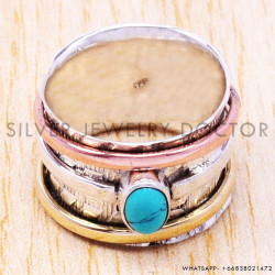 Turquoise 925 Sterling Silver Ring (SJWR-67) Turquoise 925 Sterling Silver Ring (SJWR-67)