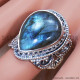 Labradorite 925 Sterling Silver Ring (SJWR-686) Labradorite 925 Sterling Silver Ring (SJWR-686)