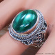 Malachite 925 Sterling Silver Ring (SJWR-698) Malachite 925 Sterling Silver Ring (SJWR-698)