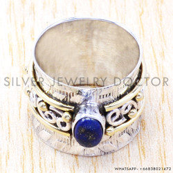Lapis Lazuli 925 Sterling Silver Ring (SJWR-70) Lapis Lazuli 925 Sterling Silver Ring (SJWR-70)
