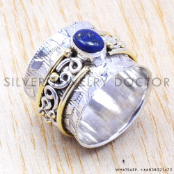 Lapis Lazuli 925 Sterling Silver Ring (SJWR-70)