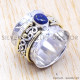 Lapis Lazuli 925 Sterling Silver Ring (SJWR-70) Lapis Lazuli 925 Sterling Silver Ring (SJWR-70)