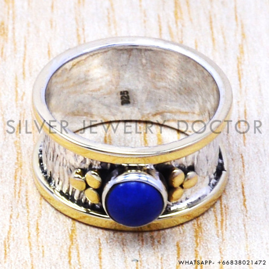 Lapis Lazuli 925 Sterling Silver Ring (SJWR-71) Lapis Lazuli 925 Sterling Silver Ring (SJWR-71)