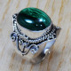 Beautiful Jewelry Malachite Gemstone 925 Sterling Silver New Ring SJWR-710