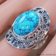Turquoise 925 Sterling Silver Ring (SJWR-711) Turquoise 925 Sterling Silver Ring (SJWR-711)
