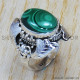 Malachite 925 Sterling Silver Ring (SJWR-716)