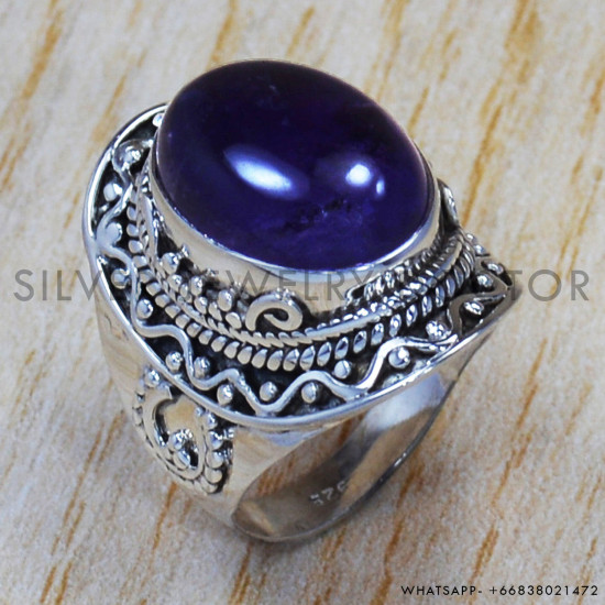Amethyst 925 Sterling Silver Ring (SJWR-717) Amethyst 925 Sterling Silver Ring (SJWR-717)