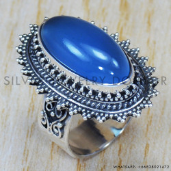 Chalcedony 925 Sterling Silver Ring (SJWR-719) Chalcedony 925 Sterling Silver Ring (SJWR-719)