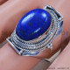 Lapis Lazuli 925 Sterling Silver Ring (SJWR-721)