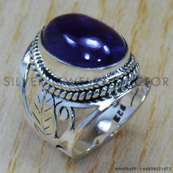 Amethyst 925 Sterling Silver Ring (SJWR-724)
