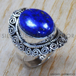 Lapis Lazuli 925 Sterling Silver Ring (SJWR-731) Lapis Lazuli 925 Sterling Silver Ring (SJWR-731)