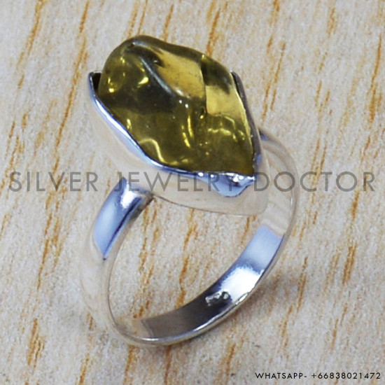 Citrine 925 Sterling Silver Ring (SJWR-737) Citrine 925 Sterling Silver Ring (SJWR-737)