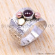 Garnet 925 Sterling Silver Ring (SJWR-74) Garnet 925 Sterling Silver Ring (SJWR-74)