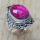Ruby 925 Sterling Silver Ring (SJWR-745)