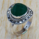 Beautiful Jewelry 925 Sterling Silver Green Onyx Gemstone Finger Ring SJWR-750