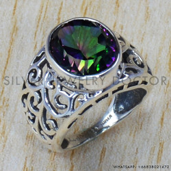 Mystic Topaz 925 Sterling Silver Ring (SJWR-760) Mystic Topaz 925 Sterling Silver Ring (SJWR-760)