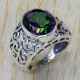 925 Real Sterling Silver Traditional Jewelry Mystic Topaz Gemstone Ring SJWR-760