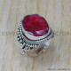 Ruby 925 Sterling Silver Ring (SJWR-761)