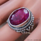 Ruby 925 Sterling Silver Ring (SJWR-761)