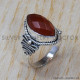 Carnelian 925 Sterling Silver Ring (SJWR-762) Carnelian 925 Sterling Silver Ring (SJWR-762)