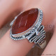Carnelian 925 Sterling Silver Ring (SJWR-762) Carnelian 925 Sterling Silver Ring (SJWR-762)