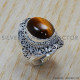 Tiger Eye 925 Sterling Silver Ring (SJWR-772)