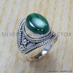Malachite 925 Sterling Silver Ring (SJWR-775) Malachite 925 Sterling Silver Ring (SJWR-775)