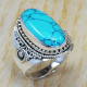 925 Sterling Silver Beautiful Jewelry Turquoise Gemstone Finger Ring SJWR-780