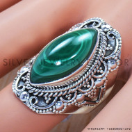 Amazing Look 925 Sterling Silver Jewelry Malachite Gemstone Rings SJWR-781 Amazing Look 925 Sterling Silver Jewelry Malachite Gemstone Rings SJWR-781