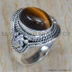 Tiger Eye 925 Sterling Silver Ring (SJWR-788) Tiger Eye 925 Sterling Silver Ring (SJWR-788)