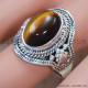 Tiger Eye 925 Sterling Silver Ring (SJWR-788) Tiger Eye 925 Sterling Silver Ring (SJWR-788)
