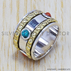 Turquoise 925 Sterling Silver Ring (SJWR-79) Turquoise 925 Sterling Silver Ring (SJWR-79)